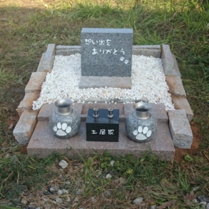 ペット用墓石彫刻