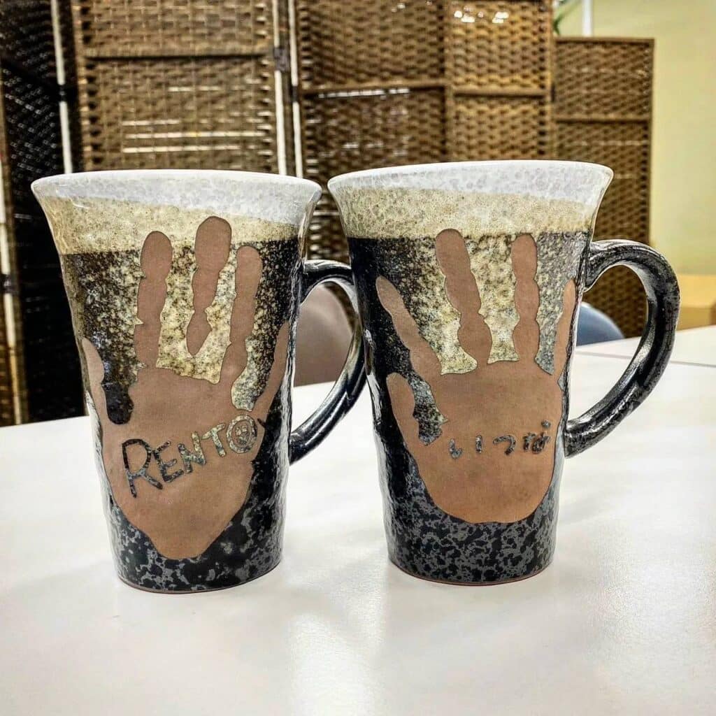 タンブラー彫刻