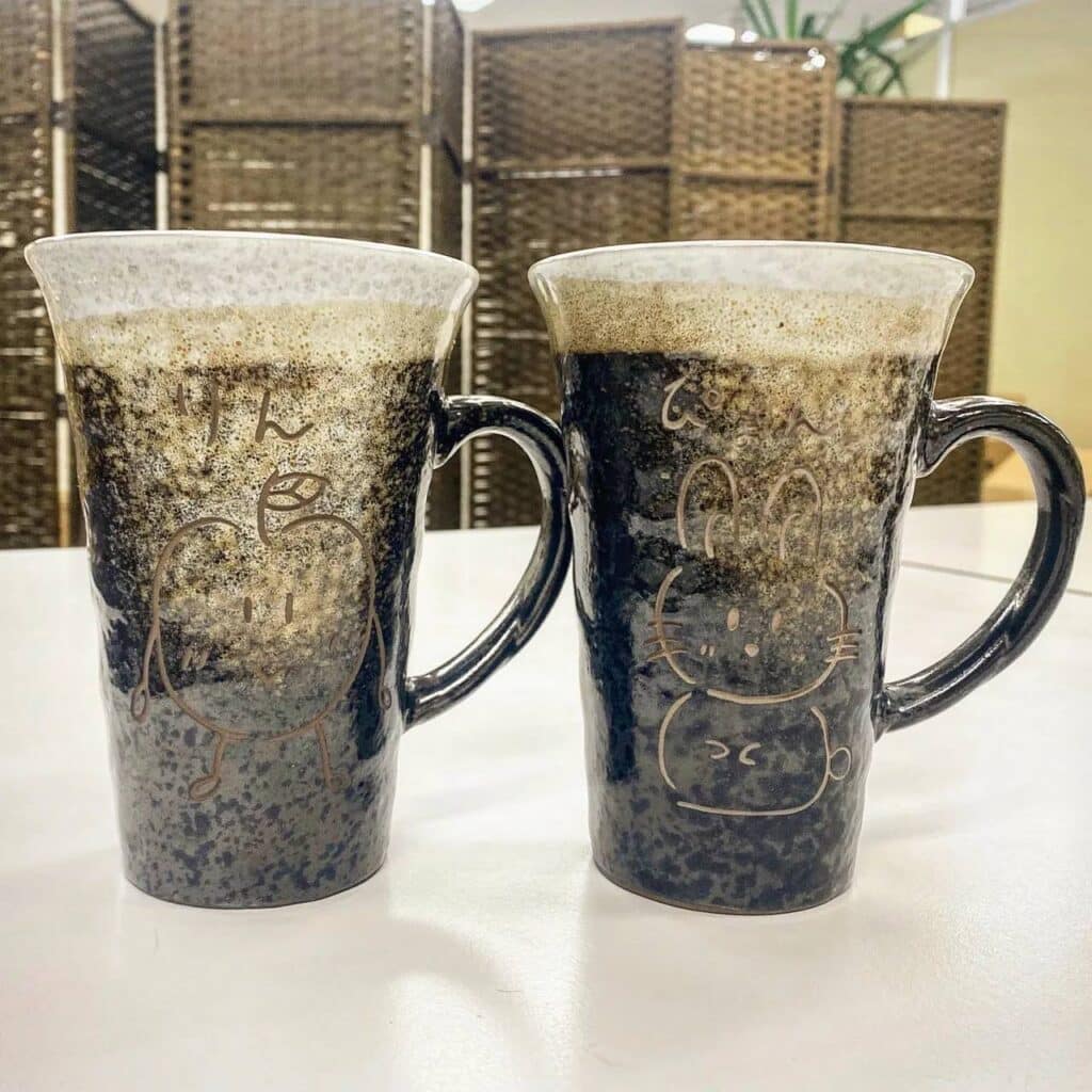 タンブラー彫刻