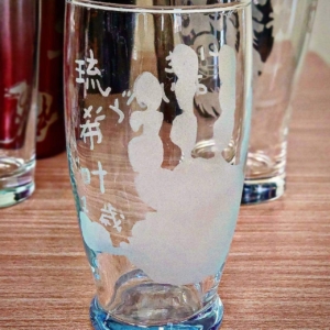 ガラス彫刻(直筆)